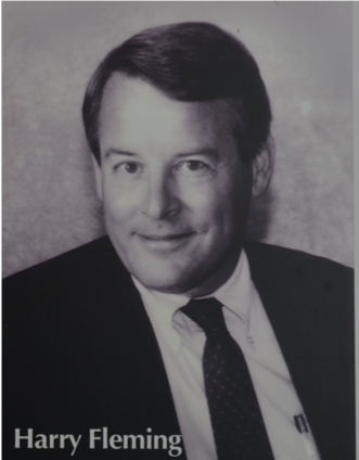 harry-fleming.png Black and white photo of Harry Fleming
