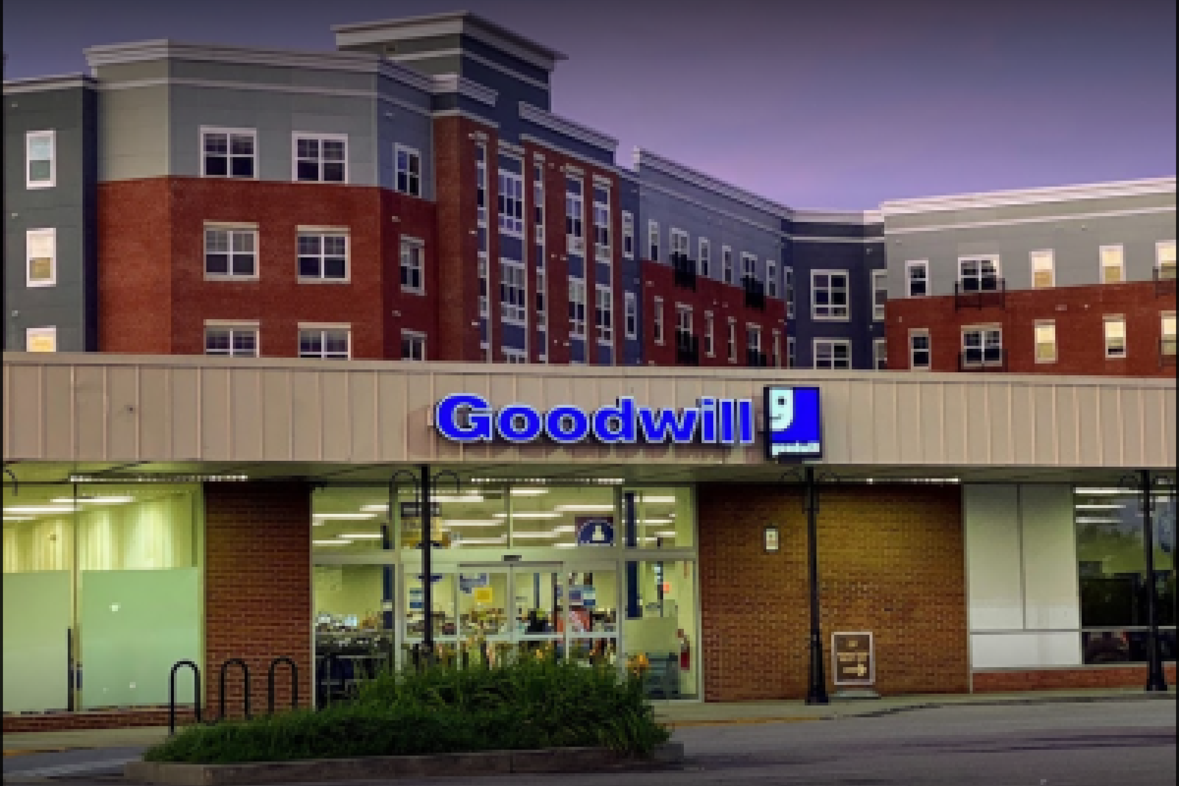 Front of Goodwill in Newark, New Jersey.