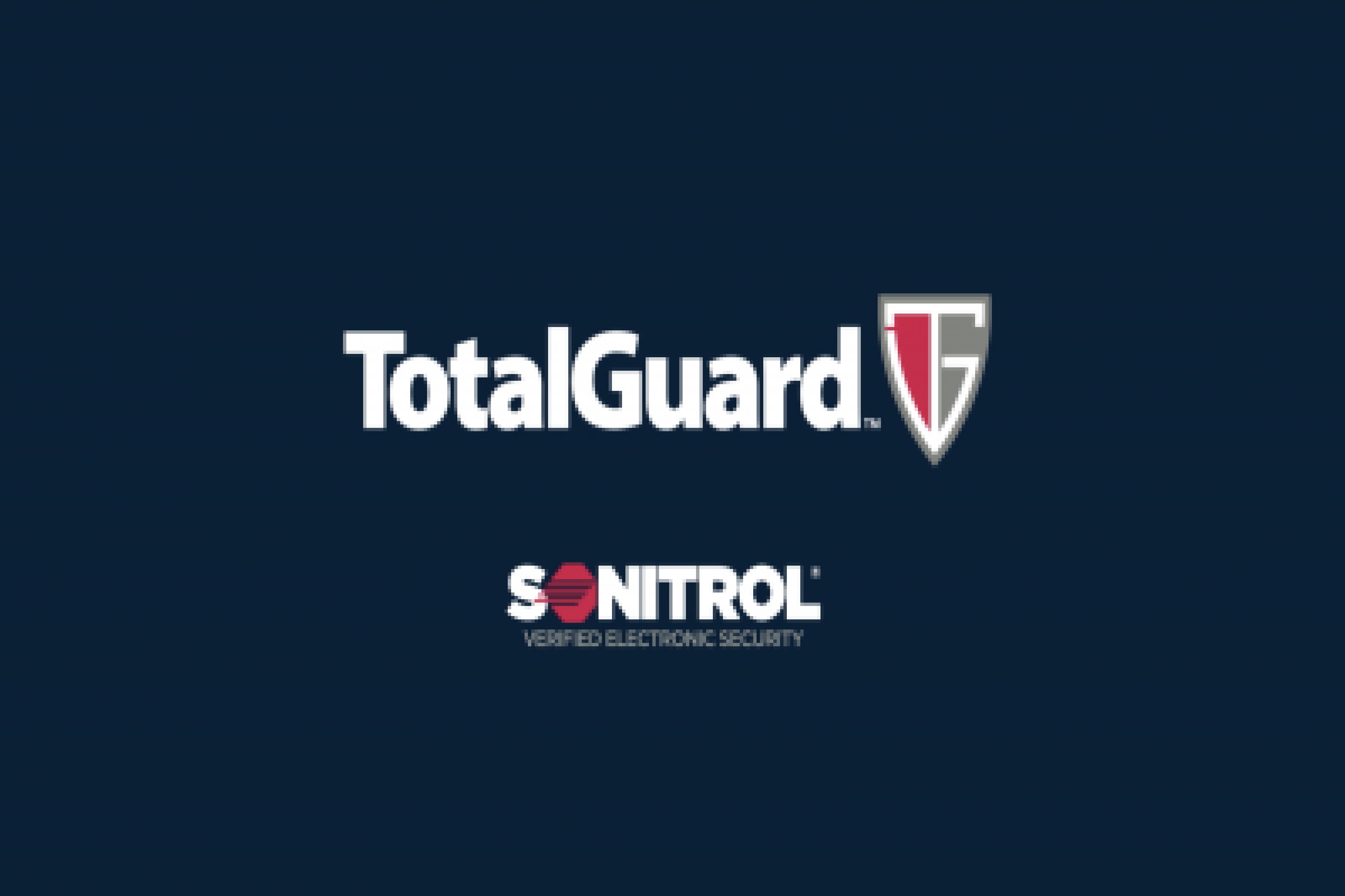 TotalGuard Logo with Sonitrol logo