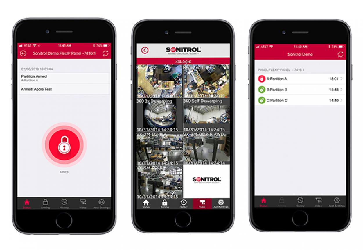 Sonitrol Mobile App