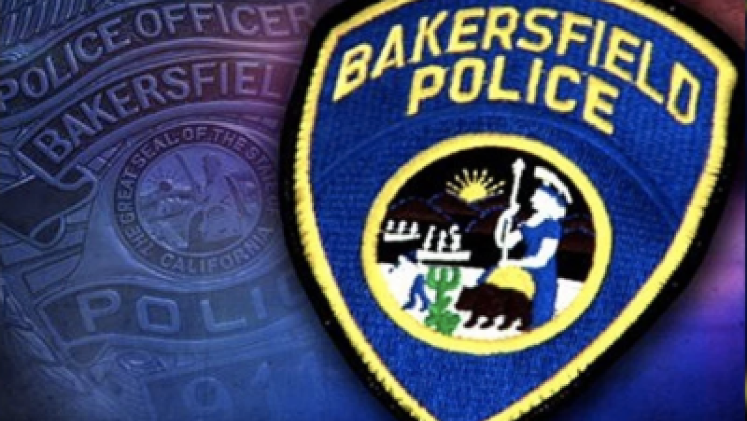Bakersfield Police patch on dark purple background