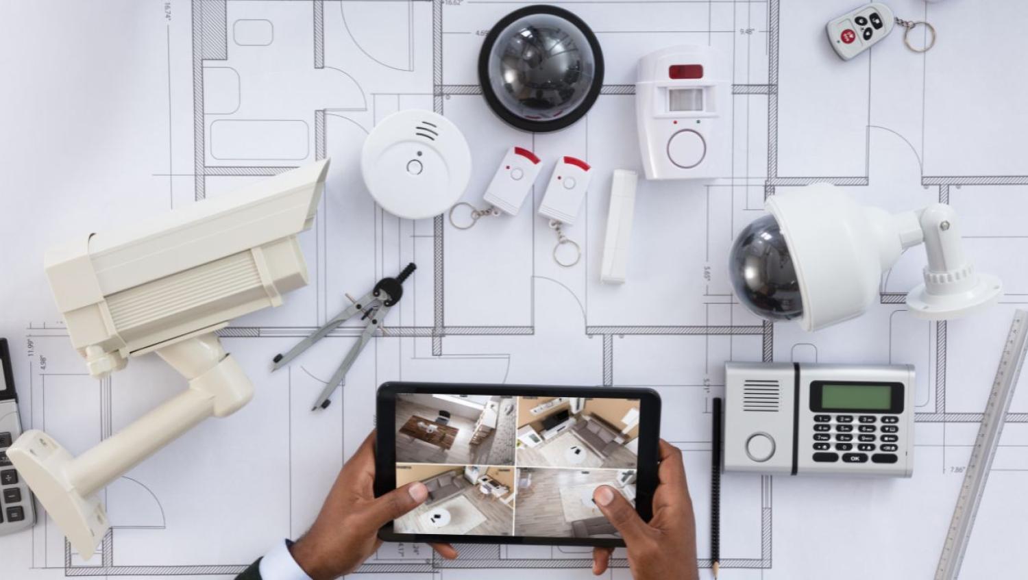 integrated security system design and blueprints