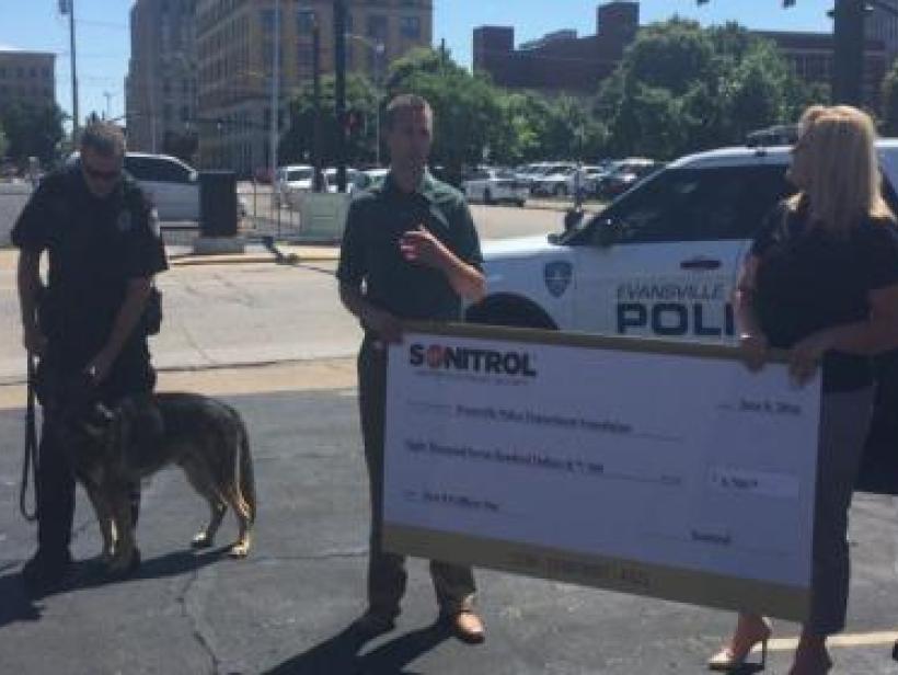 EVANSVILLE POLICE DEPARTMENT WELCOMES NEW K-9 DOG