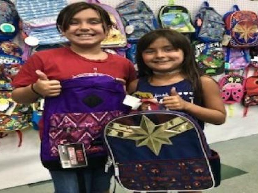 Pack a bag donation