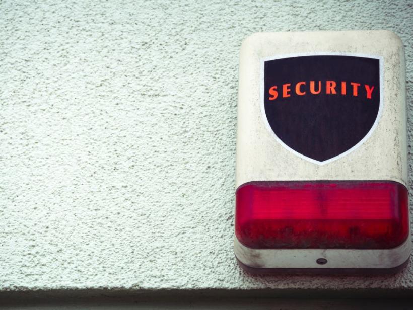 security alarm with light