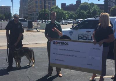 EVANSVILLE POLICE DEPARTMENT WELCOMES NEW K-9 DOG